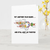 Noch ein weiteres Jahr älter, immer noch genauso v Karte (Gelbe Blume)