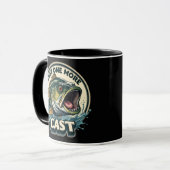 Noch ein Wurf Barschangeln Tasse (Vorderseite Links)