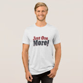 Noch eine: Behalt vorwärts - Bella+Leinwand Tri-Blend Shirt (Vorderseite voll)