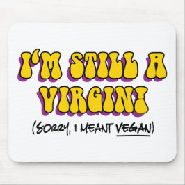 Noch eine Jungfrau - ich meine Vegan! Funny Vegeta Mousepad