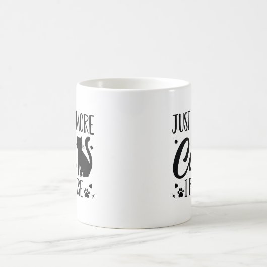 Noch eine Katze, die ich versprochen habe Kaffeetasse (Mittel)