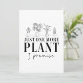Noch eine Pflanze Dankeskarte (Stehend Vorderseite)