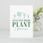 Noch eine Pflanze Dankeskarte (Stehend Vorderseite)
