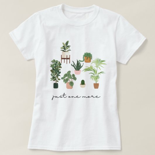 Noch eine Pflanze Shirt, Pflanze Lady T - Shirt, P T-Shirt (Design vorne)