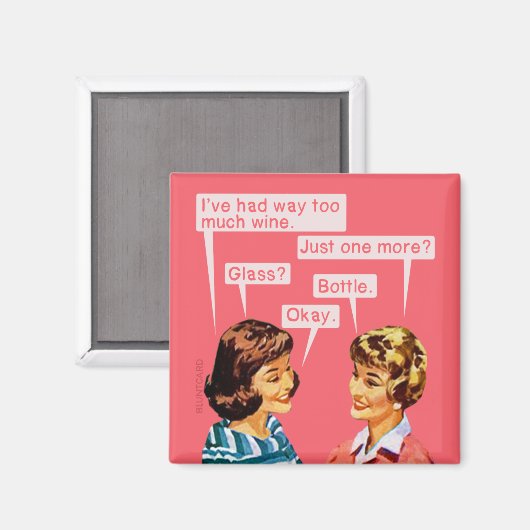 Noch eine....Wein Magnet (Vorderseite/Rückseite)