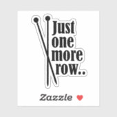 Noch eine Zeile - Vinyl-Aufkleber Aufkleber (Blatt)