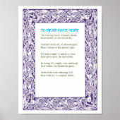 Noch einmal zu tragen - ein Liebe-Gedicht - drucke (Vorne)