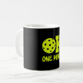 Noch eins: Pickleball Kaffeetasse (Vorderseite Links)