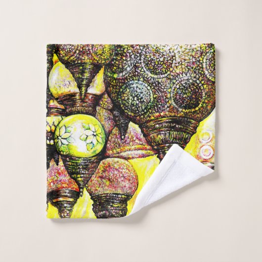 Noch größere Farbidee Badhandtuch Set (Waschlappen)