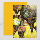 Noch größere Farbidee Einladung (Vorne/Hinten)