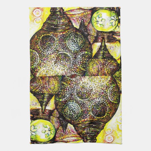 Noch größere Farbidee Geschirrtuch (Vertikal)