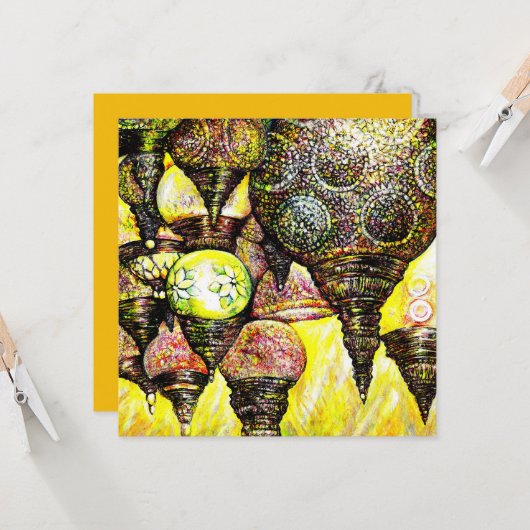 Noch größere Farbidee Karte (Vorderseite/Rückseite Beispiel)