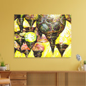 Noch größere Farbidee Leinwanddruck (Insitu (Wohnzimmer))