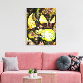 Noch größere Farbidee Leinwanddruck (Insitu (Wohnzimmer))