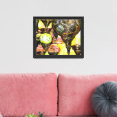 Noch größere Farbidee Leinwanddruck (Insitu (Wohnzimmer))