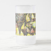 Noch größere Farbidee Mattglas Bierglas (Mittel)