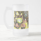 Noch größere Farbidee Mattglas Bierglas (Links)