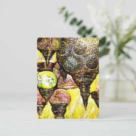 Noch größere Farbidee Postkarte (Stehend Vorderseite)