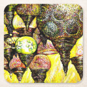 Noch größere Farbidee Rechteckiger Pappuntersetzer (Vorderseite)