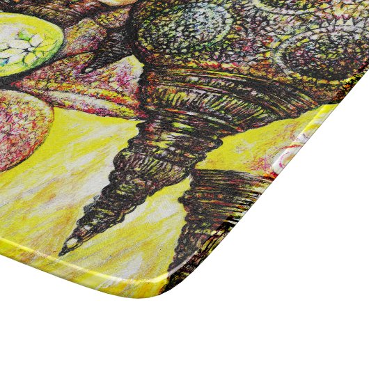 Noch größere Farbidee Schneidebrett (Ecke)