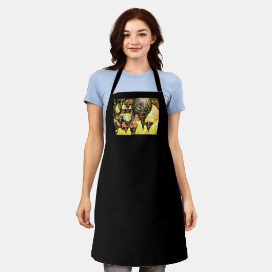 Noch größere Farbidee Schürze (Getragen)