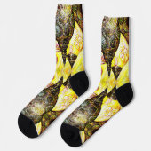 Noch größere Farbidee Socken (Linkes Detail)