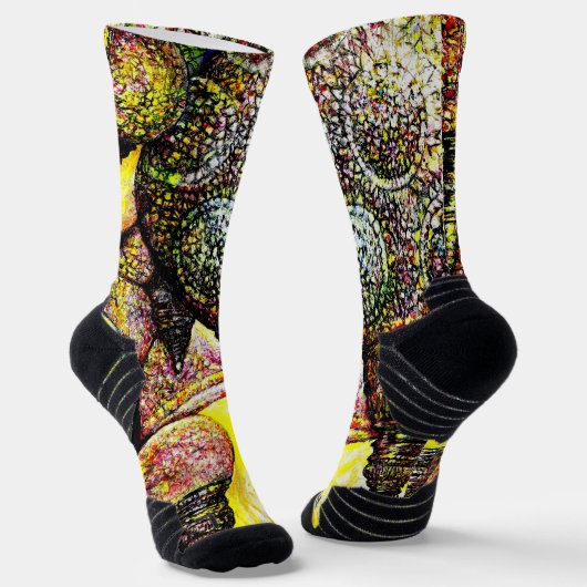 Noch größere Farbidee Socken (Gewinkelt)