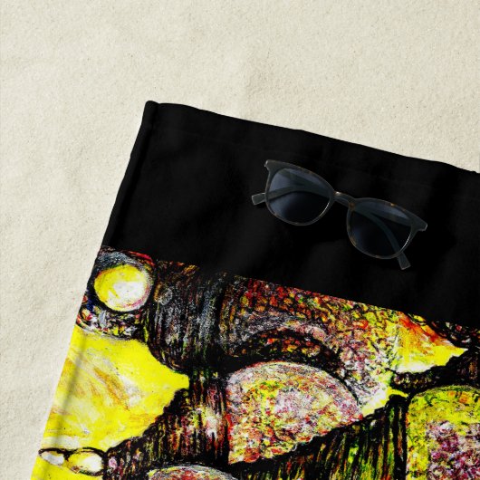 Noch größere Farbidee Strandtuch (Beispiel)