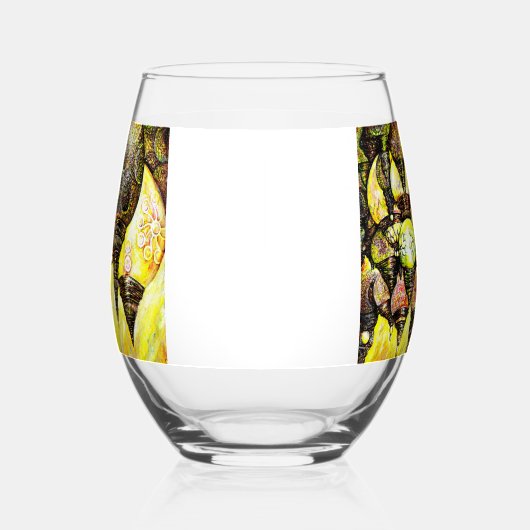 Noch größere Farbidee Weinglas Ohne Stiel (Rechts)