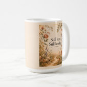Noch Hier, Noch Heilung Wildblumen-Zitat Kaffeetasse (VorderseiteRechts)