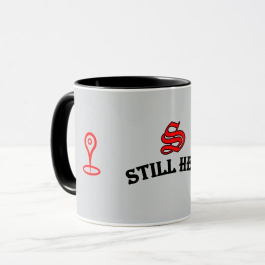 Noch hier Tasse (Vorderseite Links)