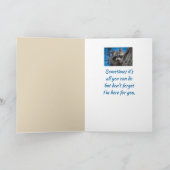 Noch hing in mir für dich Raccoon Karte (Innenseite)