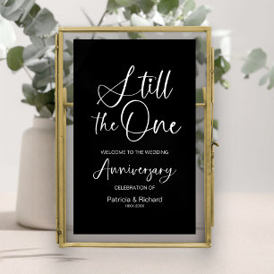 Noch immer das Willkommenszeichen eines Hochzeitst Poster