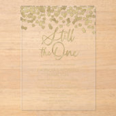 Noch immer die Erneuerung der Einheiratsabstimmung Acryleinladungen (Vorderseite)