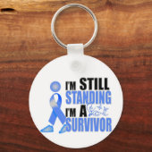 Noch immer ein Colon Cancer Survivor Schlüsselanhänger (Vorderseite)