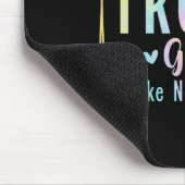 Noch immer ein Trump-Mädchen, das ich nicht entsch Mousepad (Ecke)