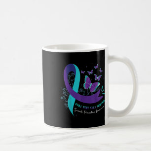 Noch immer hier Kampf gegen Suizidprävention Purpl Kaffeetasse