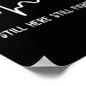 Noch immer hier, um das Suizidprävention im Hearbe Poster (Ecke)