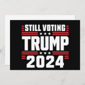 Noch immer stimmt Trump 2024 über die patriotische Einladung (Vorne/Hinten)