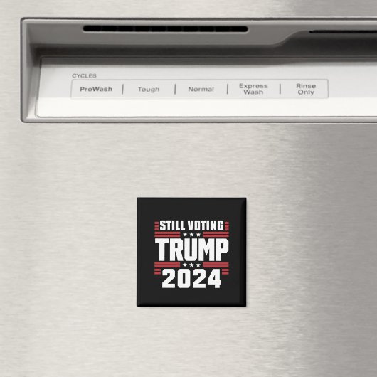 Noch immer stimmt Trump 2024 über die patriotische Magnet (In Situ (Geschirrspüler))