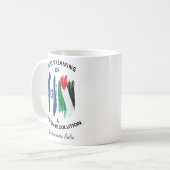 Noch immer von einer Zwei-Staat-Lösung träumen Kaffeetasse (Vorderseite Links)