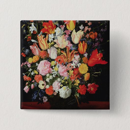 Noch Leben der Blumen, 1610s Button (Vorderseite)