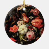 Noch Leben der Blumen auf einer Leiste Keramik Ornament (Hinten)