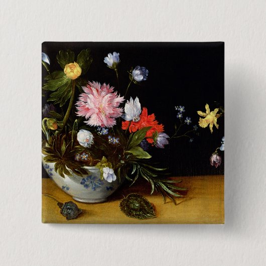 Noch Leben der Blumen Button (Vorderseite)