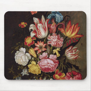 Noch Leben der Blumen in einem Ovoid-Vase Mousepad