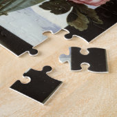 Noch Leben der Blumen in einem trinkenden Glas Puzzle (Seite)