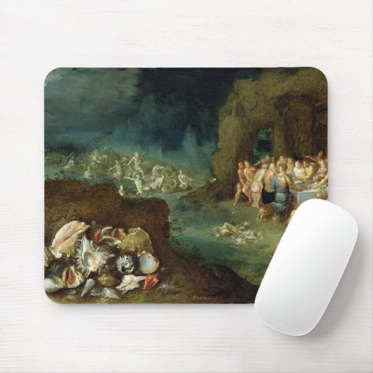 Noch Leben der Muscheln mit dem Fest der Götter Mousepad (Mit Mouse)