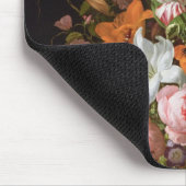 Noch Leben der Rosenlilien, Tulpen Mousepad (Ecke)
