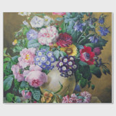 Noch Leben der Sommer-Blumen Geschenkpapier (Flach)