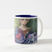 "Noch Leben Flügel-und Schatz-" noble Tasse (VorderseiteRechts)